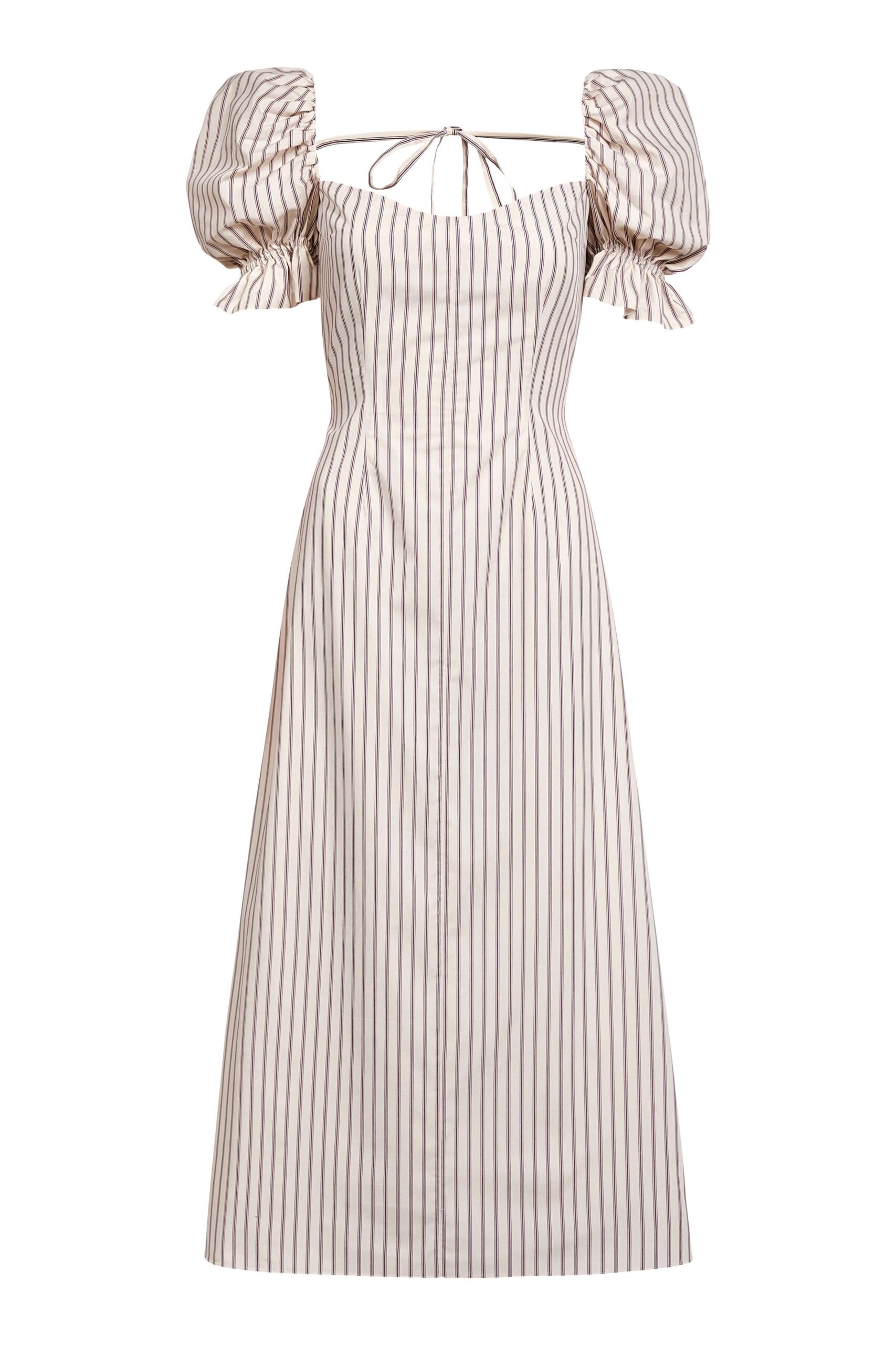 Markarian Dresses Markarian gown with romantic neckline and structured silhouette