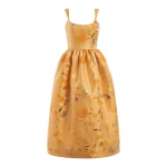Markarian Dresses Markarian gown with romantic neckline and structured silhouette