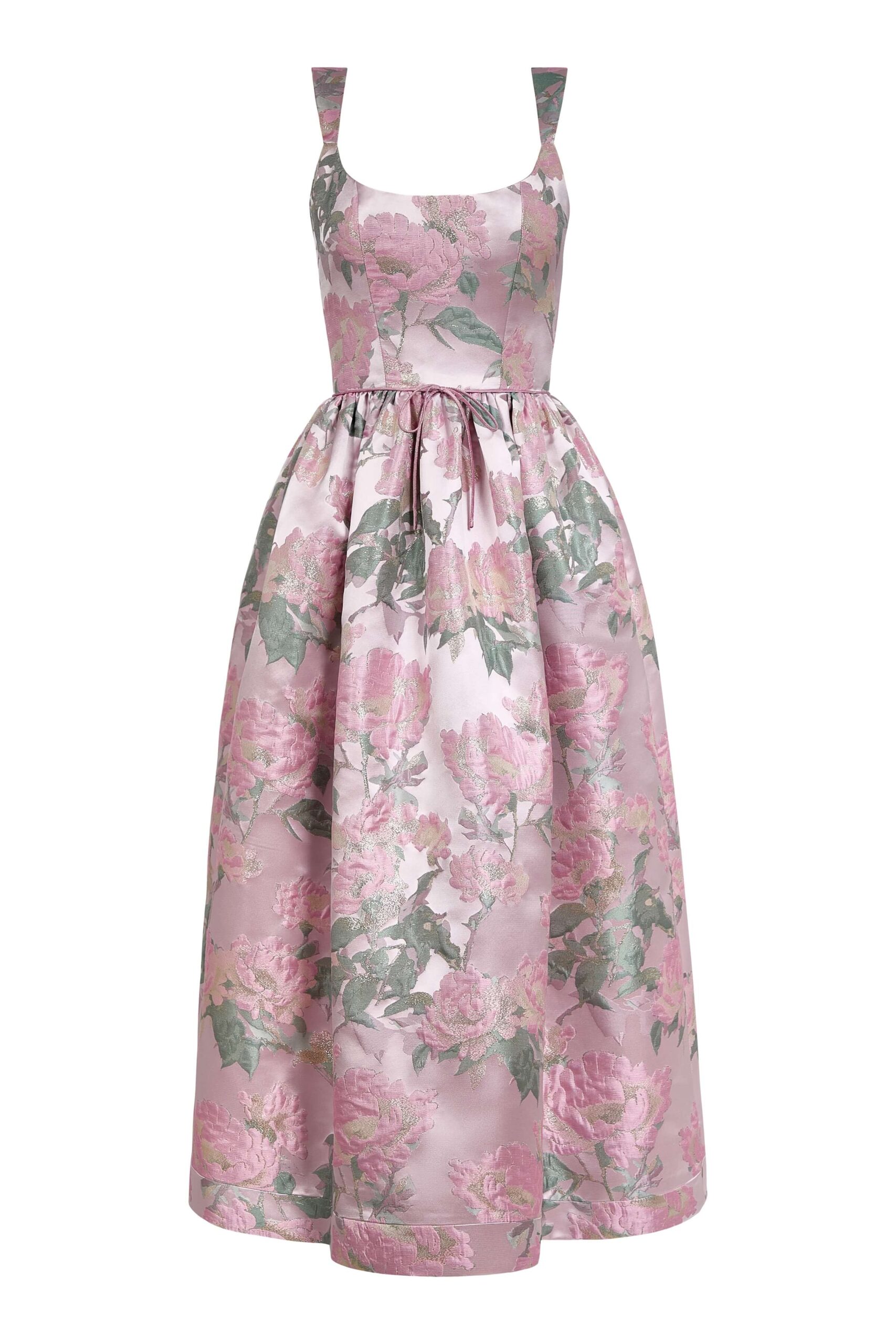 Markarian Dresses Markarian gown with romantic neckline and structured silhouette