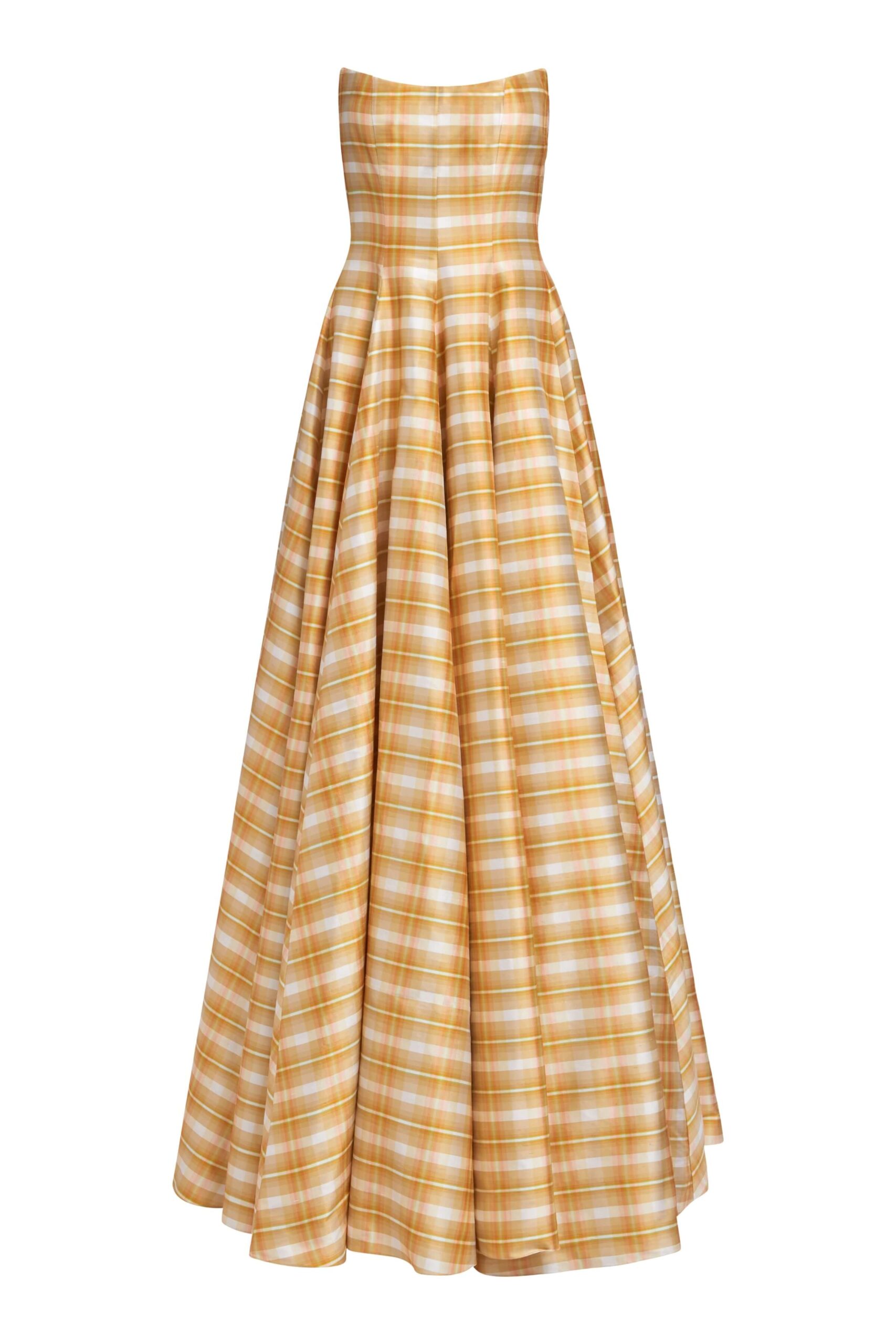 Markarian Dresses Markarian gown with romantic neckline and structured silhouette