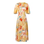 Markarian Dresses Markarian gown with romantic neckline and structured silhouette