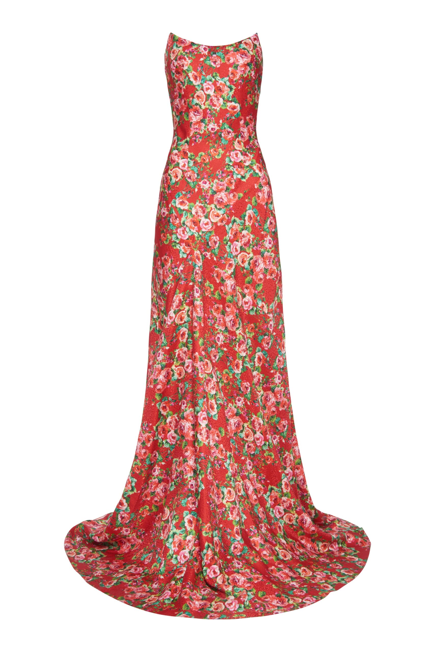 Markarian Dresses Markarian gown with romantic neckline and structured silhouette