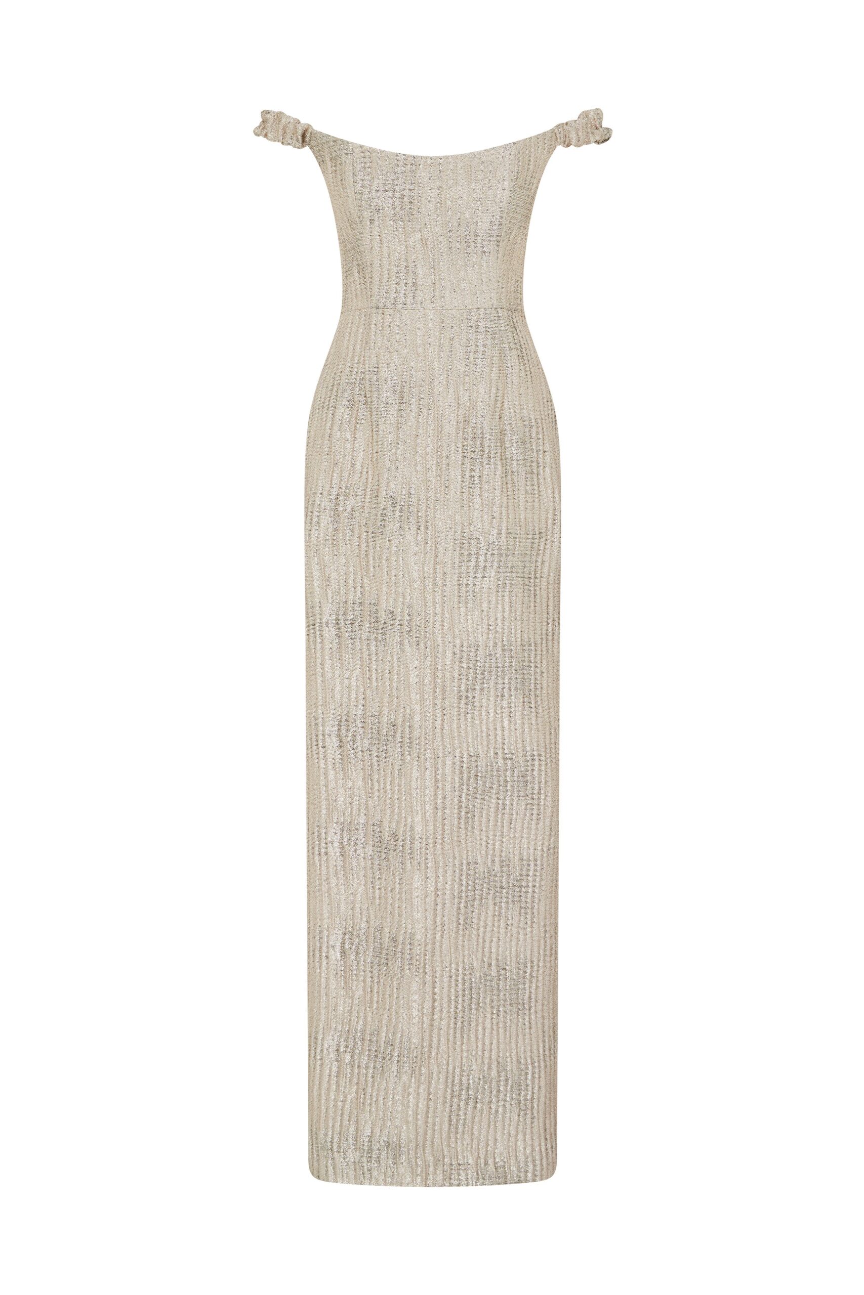 Markarian Dresses Markarian gown with romantic neckline and structured silhouette