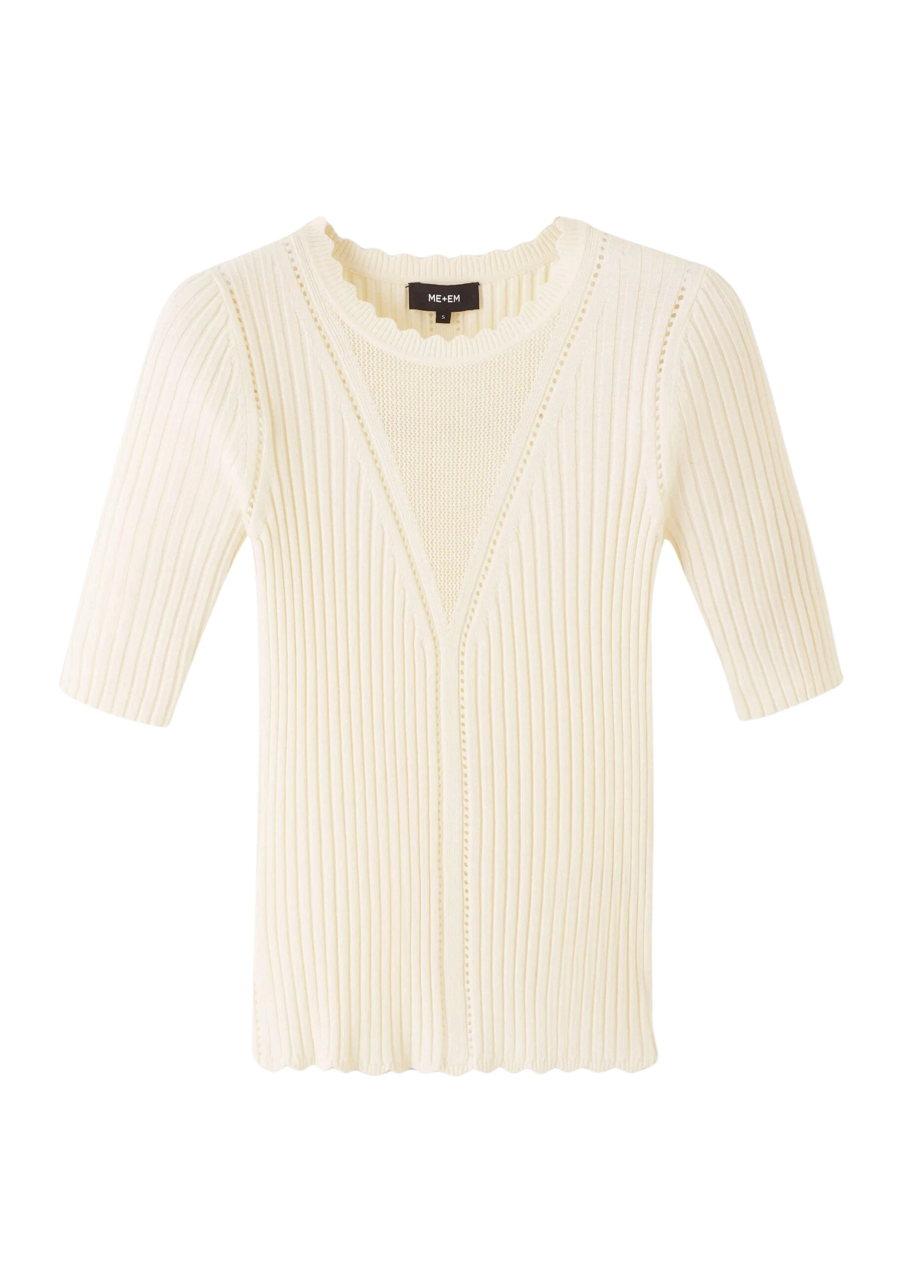 Me-and-Em-Conceal-Reveal-Lace-Knit-Slim-Tee-Coveti-7-scaled94957_nobg Me and Em Tops luxury Clothing from Luxury Handbags Marketplace