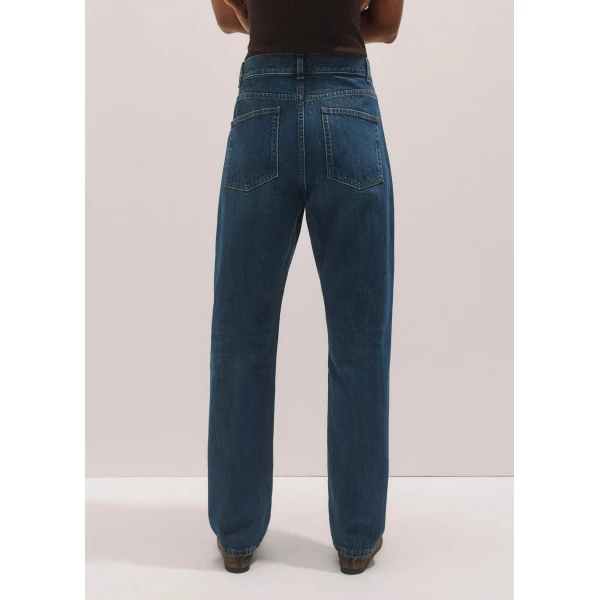 Me + Em Full-Length Straight Jean – luxury British Blue in Me and Em exclusively at Luxury Shoes 