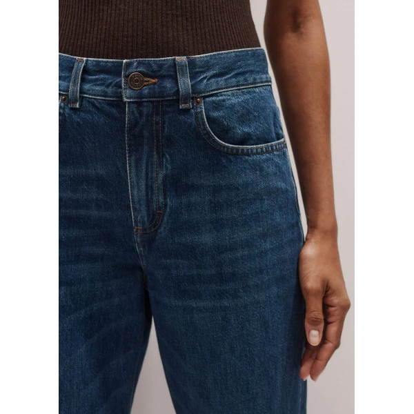Me and Em Full-Length Straight Jean – luxury British Blue in Me and Em exclusively at Luxury Shoes 