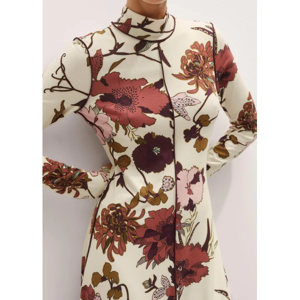 Me and Em High Neck Jersey Maxi Dress – luxury British Multicolour in Me and Em exclusively at Luxury Shoes 