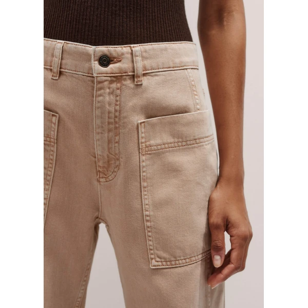 Me and Em Patch Pocket Engineered Jean – luxury British Pink in Me and Em exclusively at Luxury Shoes 