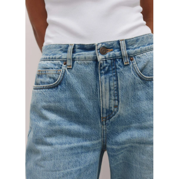 Me and Em Relaxed Straight-Leg Jean – luxury British Blue in Me and Em exclusively at Luxury Shoes 