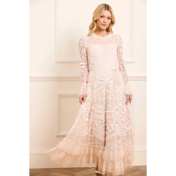 Needle and Thread cocktail dress - sequin embellished | Shop luxury evening wear at Luxury Shoes 