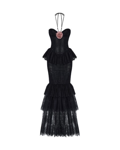 Rasario Lace Dress – couture evening dress