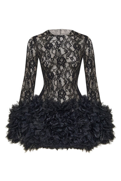 Rasario Lace Dress – couture evening dress