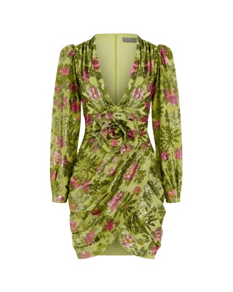 Rasario Floral Dress – couture evening dress
