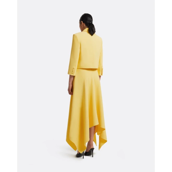 Arata Jacket In Aspen Gold With Crystal by Safiyaa ‚Äì luxury jackets in Gold available at Luxury Shoes 