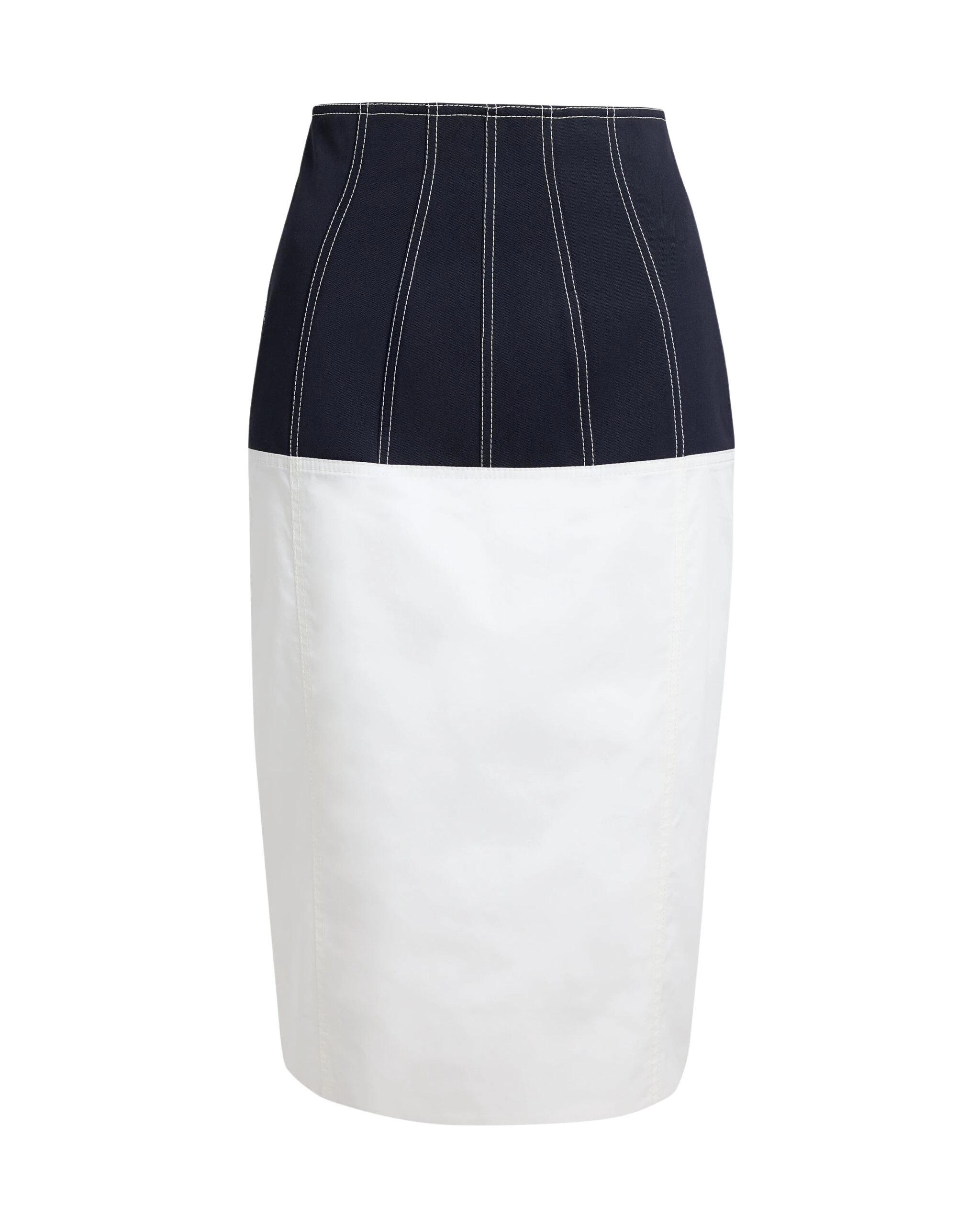 Safiyaa-Gemma-Skirt-In-Midnight-Navy-And-Ivory-Coveti-6-scaled61672_nobg Safiyaa Skirts luxury Clothing from Luxury Handbags Marketplace