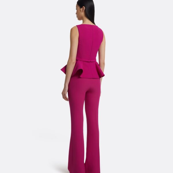 Komomi Top In Fuchsia by Safiyaa ‚Äì luxury tops in Pink available at Luxury Shoes 
