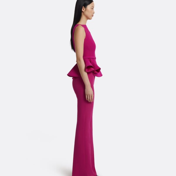 Komomi Top In Fuchsia by Safiyaa ‚Äì luxury tops in Pink available at Luxury Shoes 
