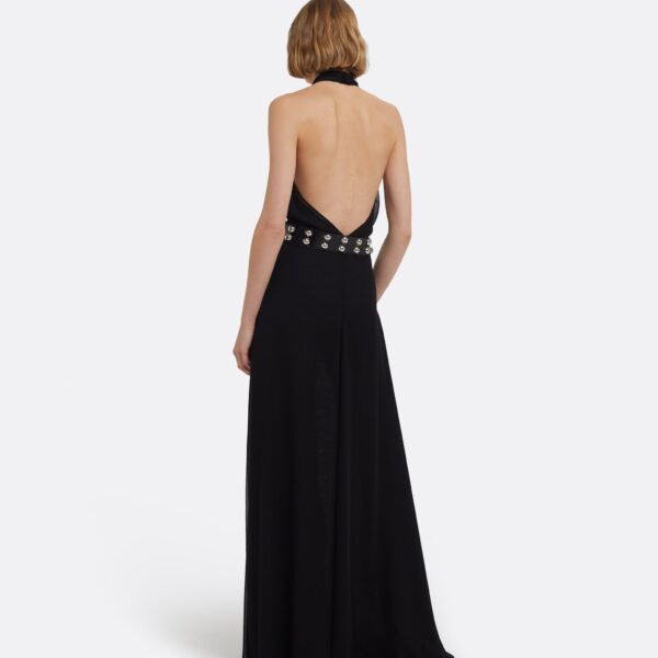 Lisbeth Belt In Black by Safiyaa ‚Äì luxury belts in Black available at Luxury Shoes 