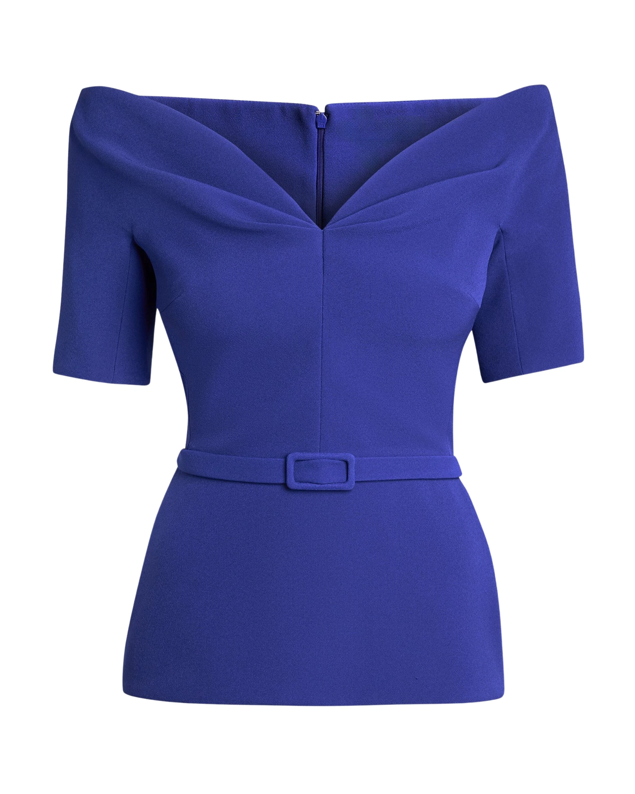 Safiyaa-Lyddie-Top-In-Skiathos-Blue-Coveti-6-scaled49258_nobg Safiyaa Tops luxury Clothing from Luxury Handbags Marketplace