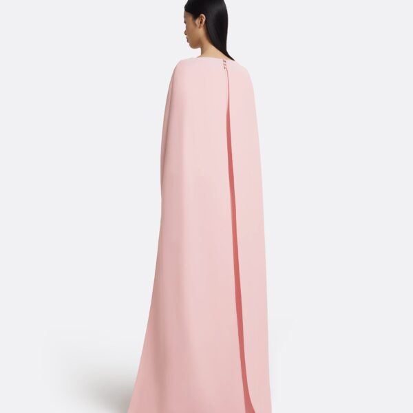 Yuna Long Dress In Lychee by Safiyaa ‚Äì luxury dresses in Pink available at Luxury Shoes 