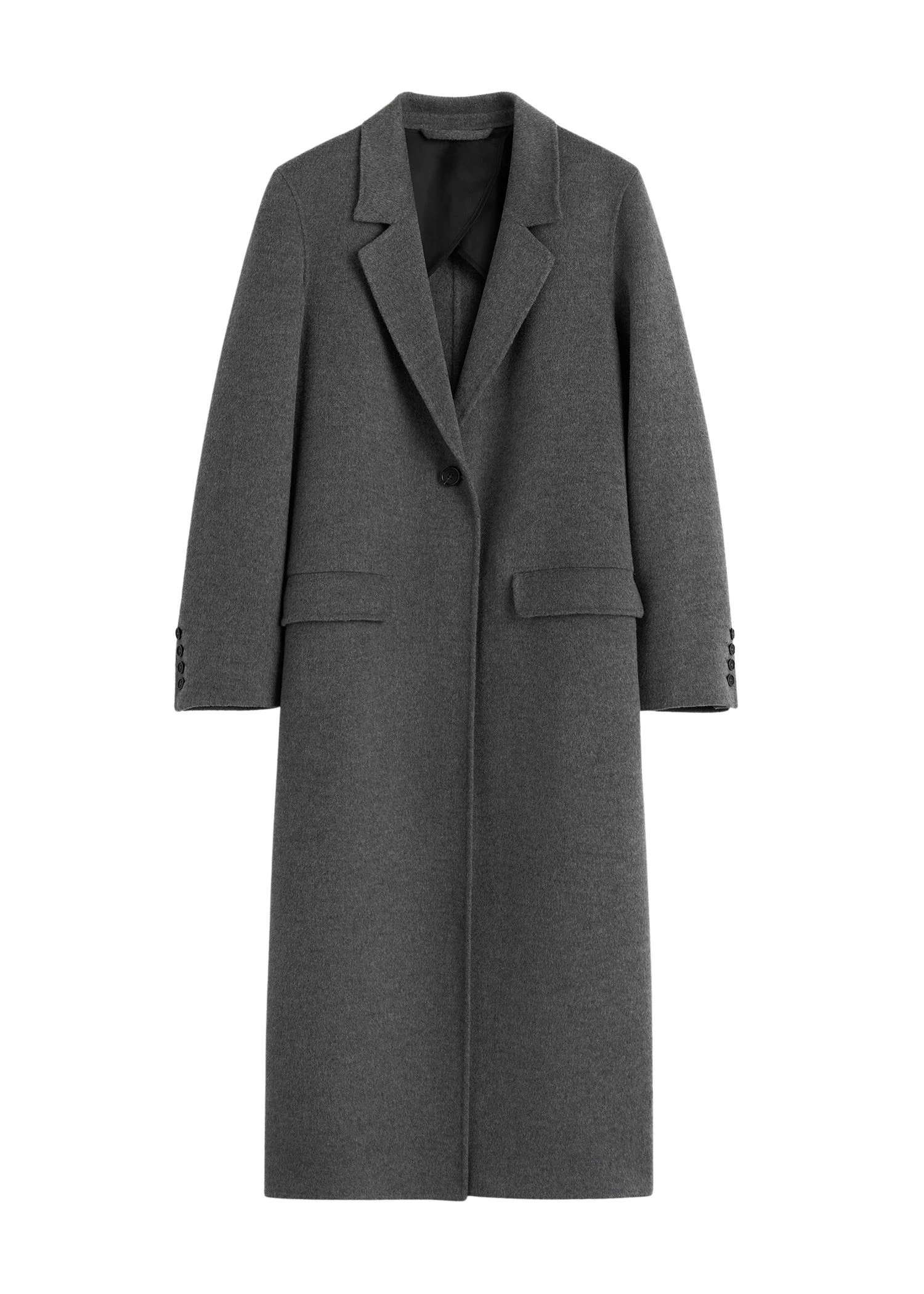 Toteme-Classic-double-coat-mid-grey-melange58110_nobg Toteme Coat luxury Clothing from Luxury Handbags Marketplace