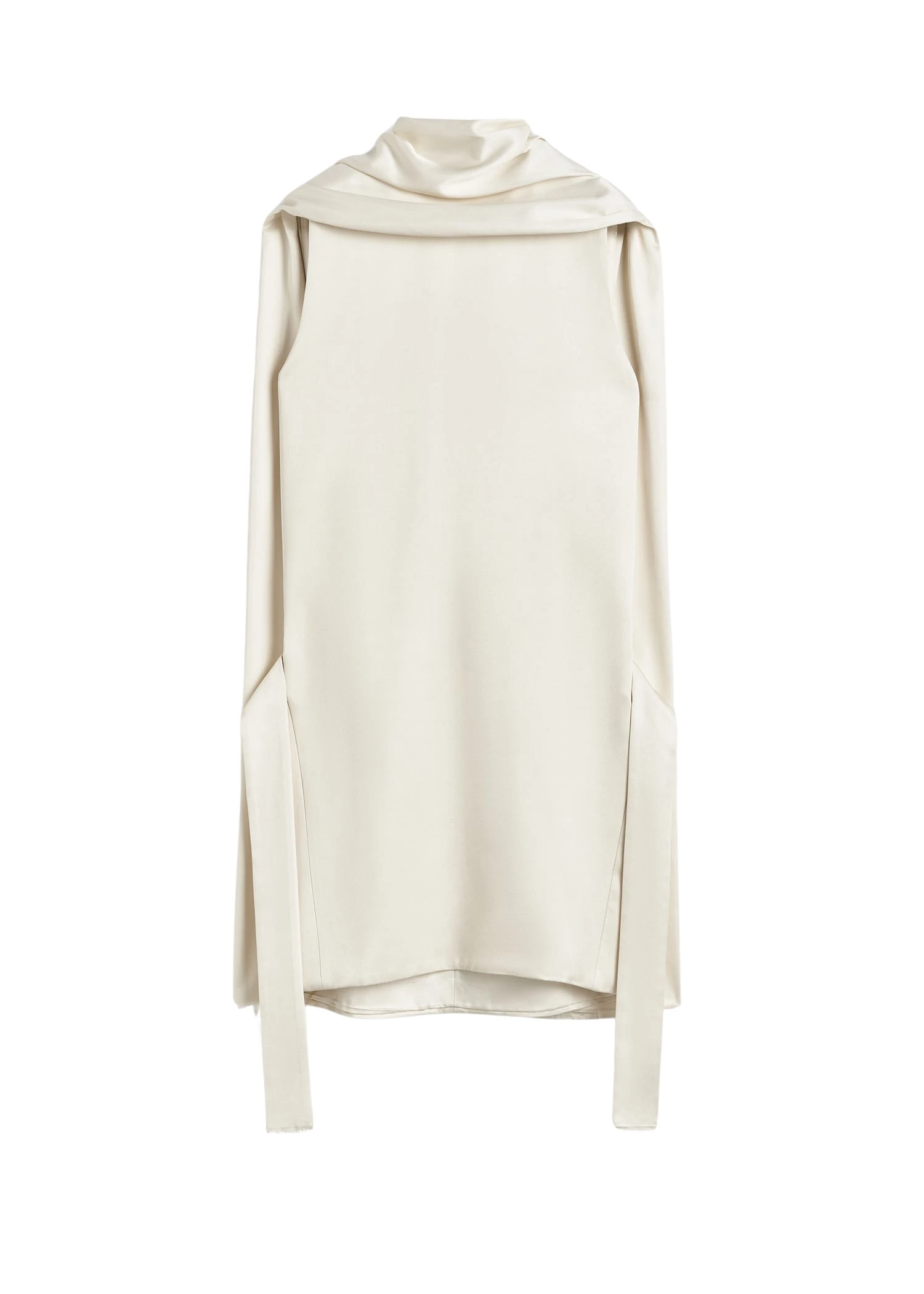 Toteme-Cocoon-scarf-dress-ecru43063_nobg Toteme Dress luxury Clothing from Luxury Handbags Marketplace