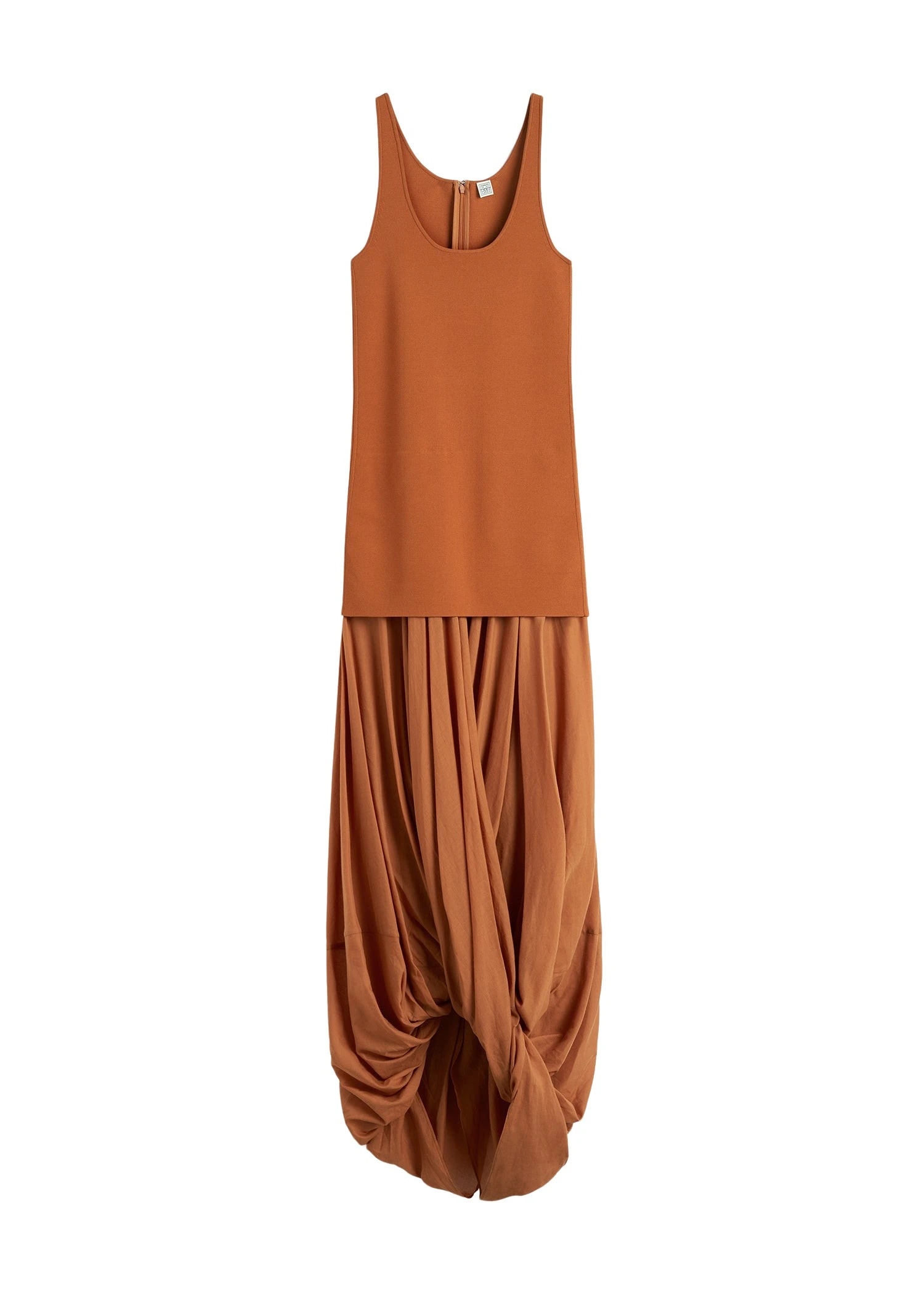 Toteme-Cocoon-tank-dress-terracotta71512_nobg Toteme Dress luxury Clothing from Luxury Handbags Marketplace