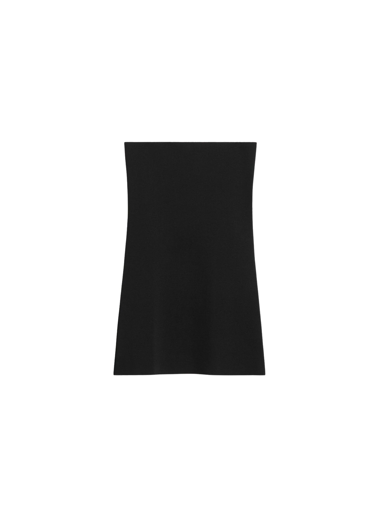 Toteme-Compact-knit-tube-top-black69158_nobg Toteme Top luxury Clothing from Luxury Handbags Marketplace