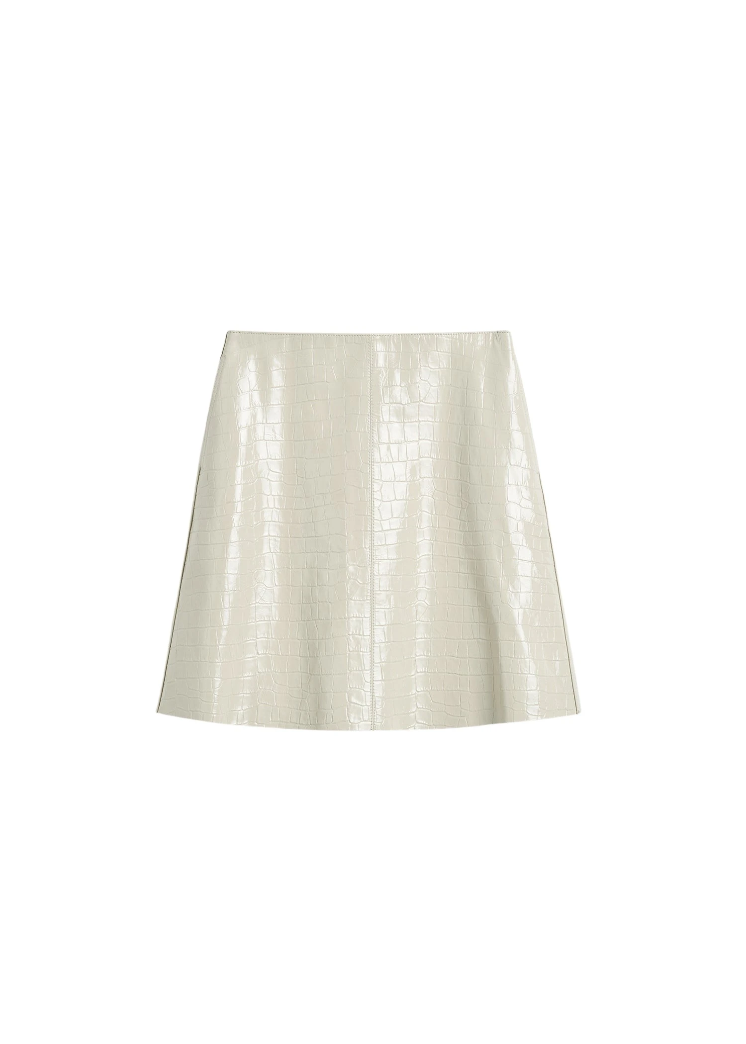Toteme-Croco-embossed-skirt-oyster35127_nobg Toteme Skirt luxury Clothing from Luxury Handbags Marketplace