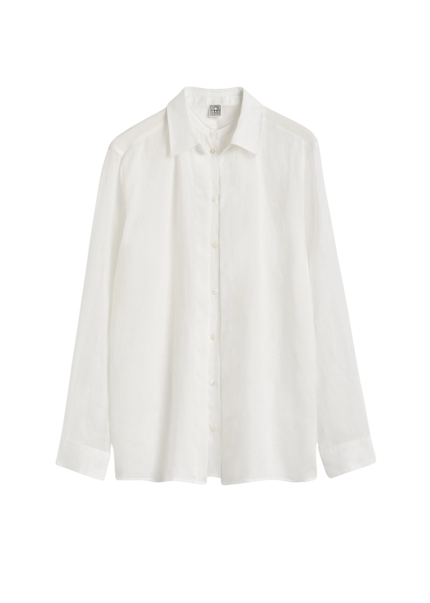 Toteme-Double-collar-shirt-white49764_nobg Toteme Top luxury Clothing from Luxury Handbags Marketplace