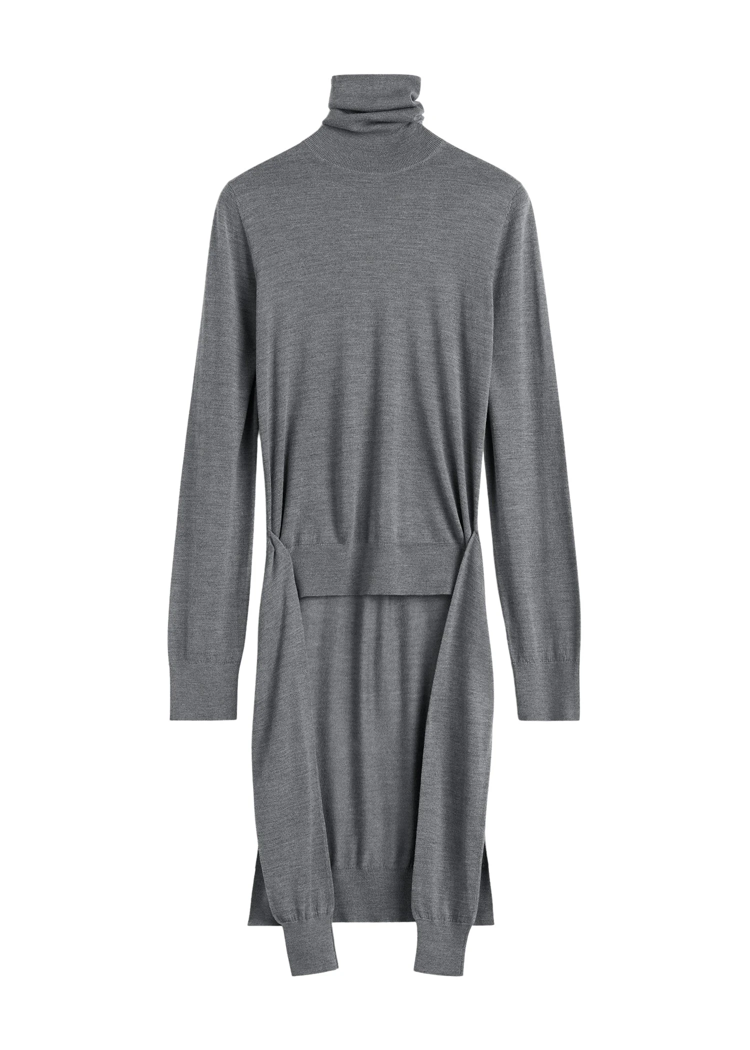 Toteme-Double-sleeve-turtleneck-mid-grey29432_nobg Toteme sweater luxury Clothing from Luxury Handbags Marketplace