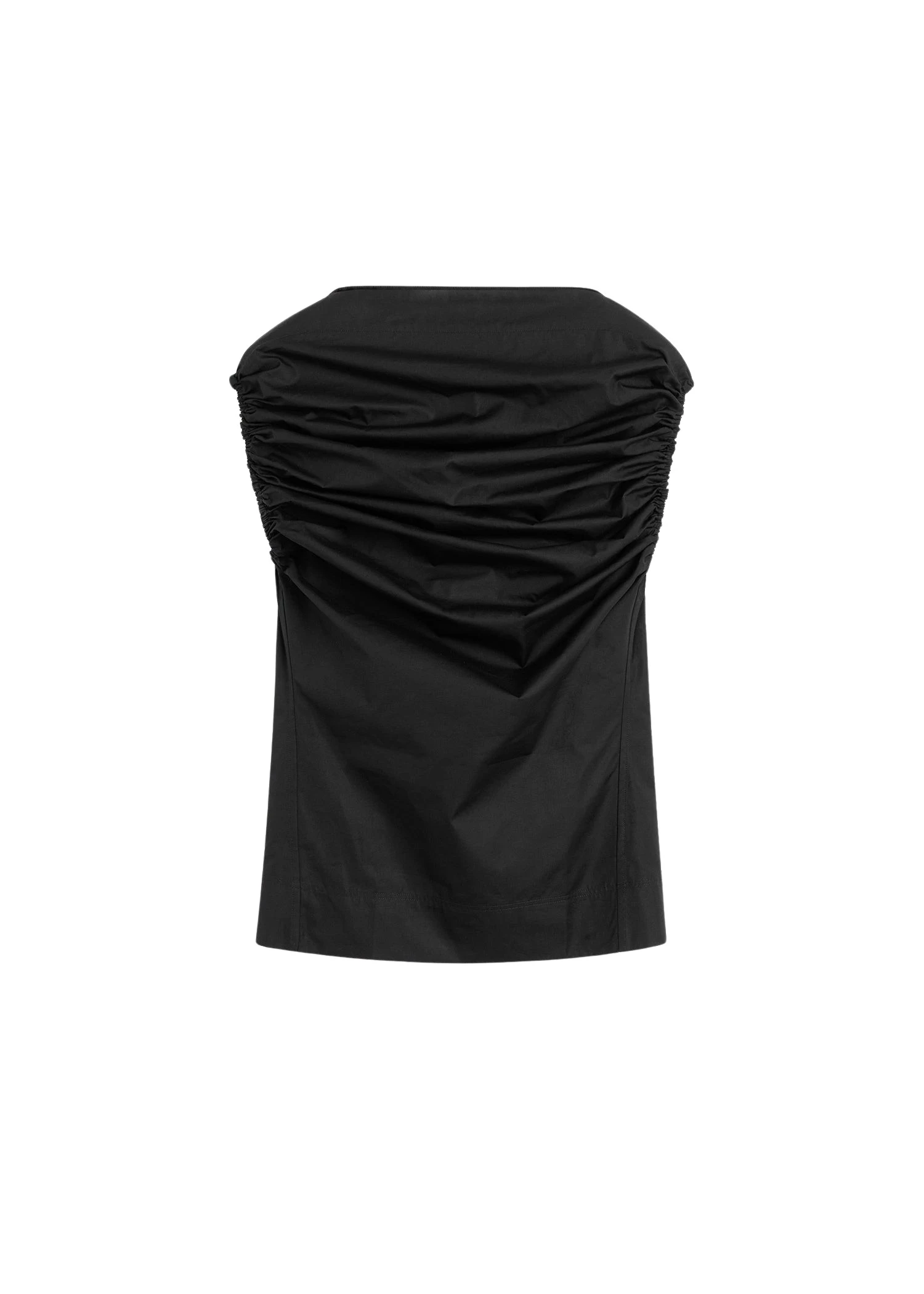 Toteme-Gathered-top-black42058_nobg Toteme Top luxury Clothing from Luxury Handbags Marketplace
