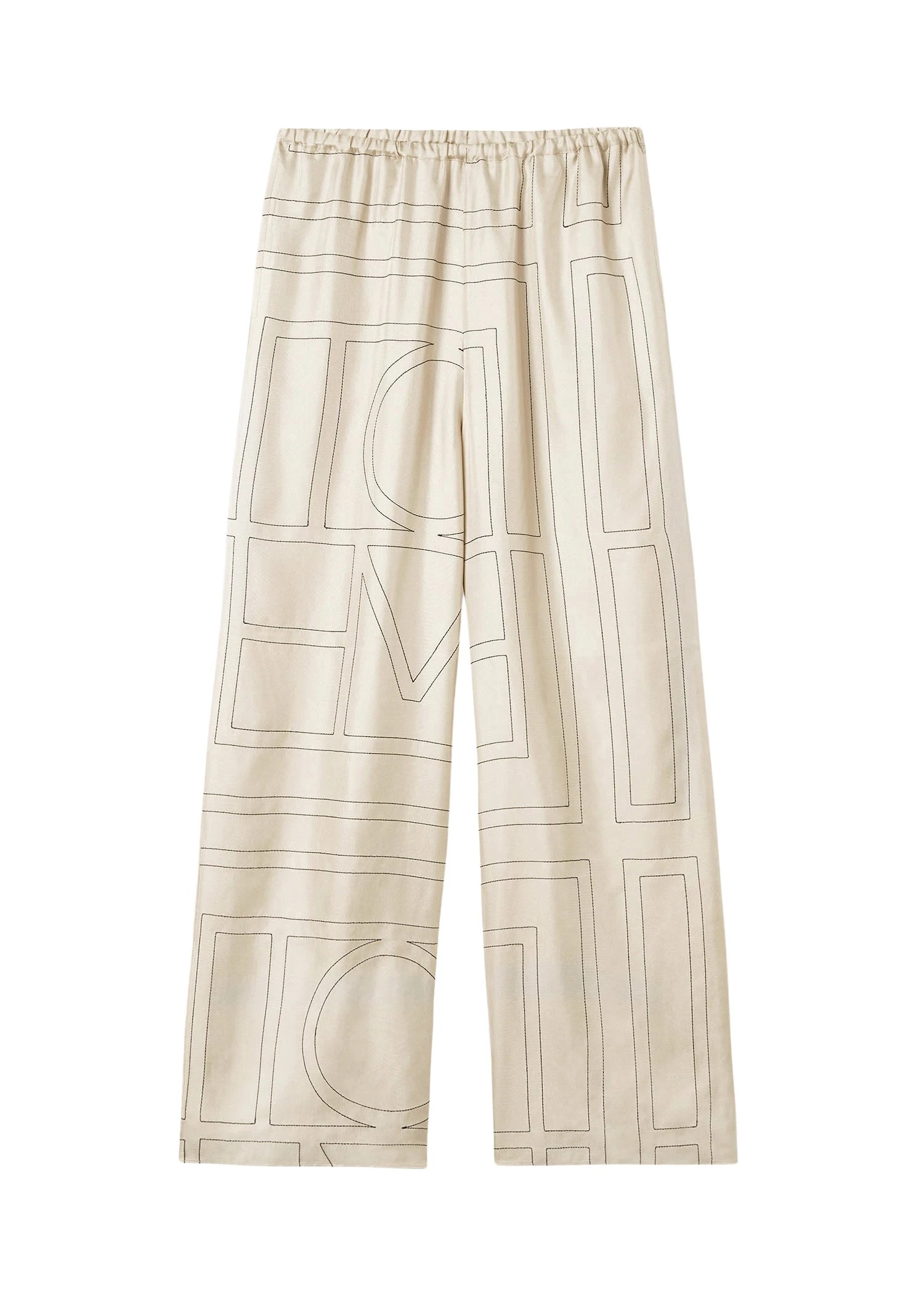 Toteme-Monogram-silk-pj-bottoms-ivory57355_nobg Toteme Pant luxury Clothing from Luxury Handbags Marketplace