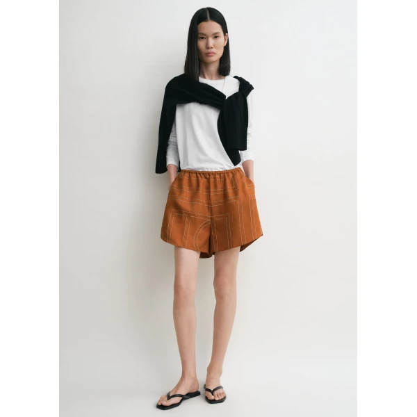 Toteme Shorts with minimalist design at Luxury Shoes 