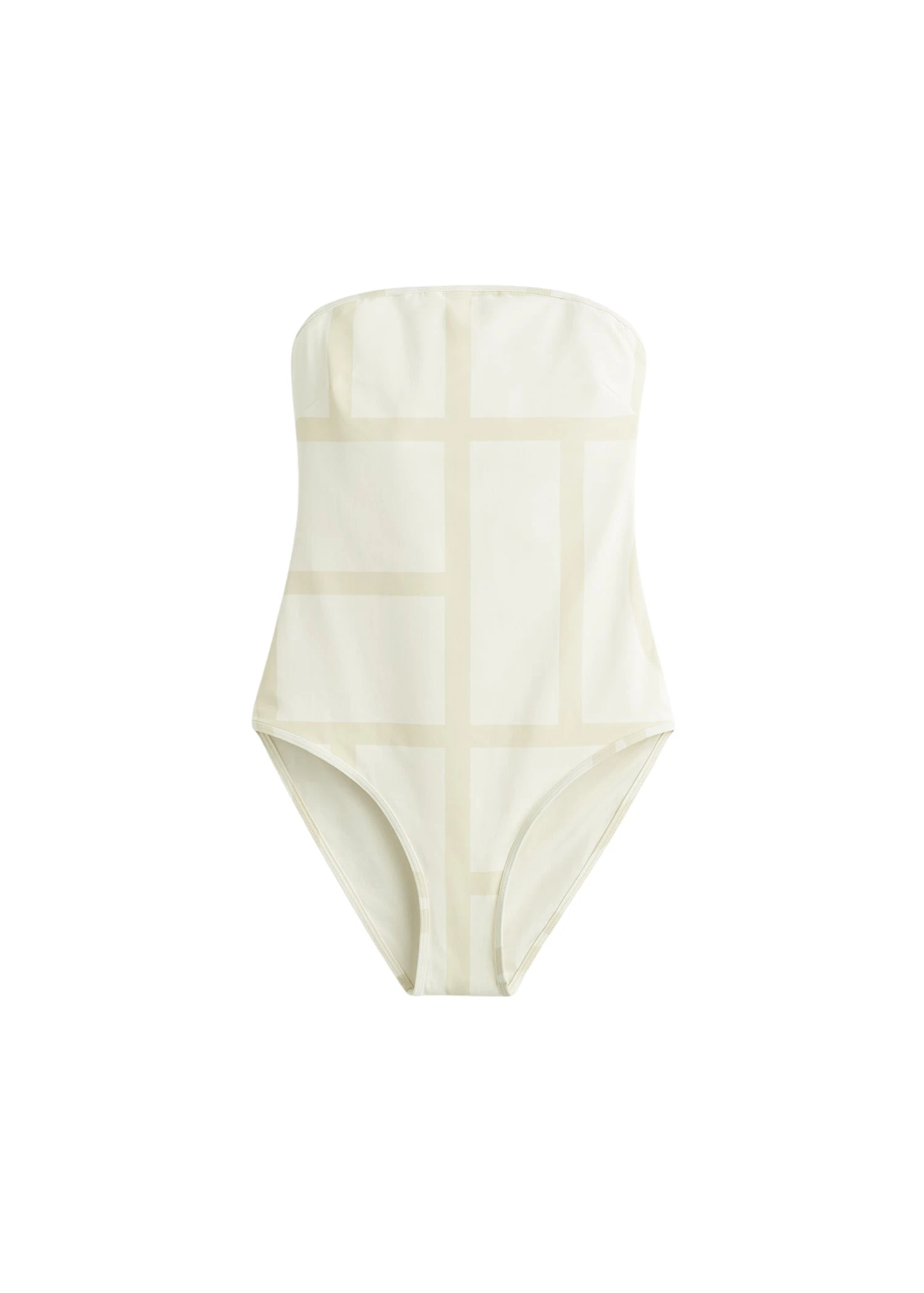 Toteme-Monogram-strapless-swimsuit-ecrustraw31068_nobg Toteme swimsuit luxury Beachwear from Luxury Handbags Marketplace