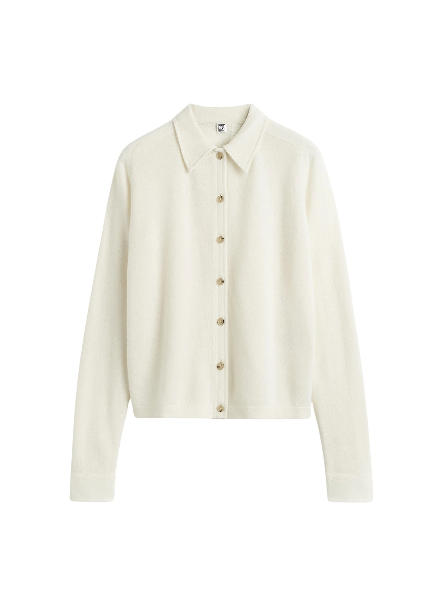 Toteme-Raglan-sleeve-cashmere-cardigan-white29363_nobg Toteme clothing luxury Cardigan from Luxury Handbags Marketplace