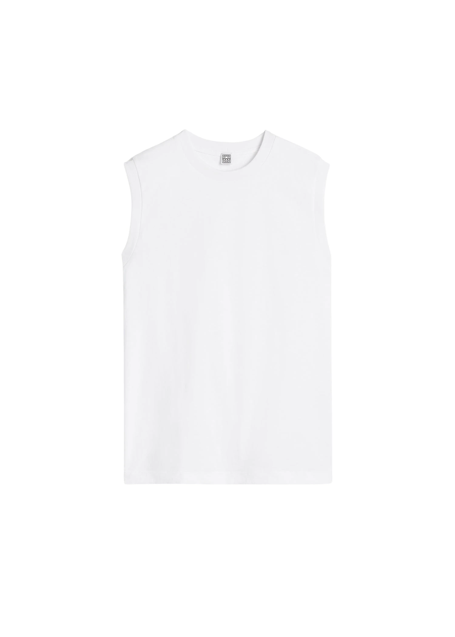 Toteme-Relaxed-sleeveless-tee-off-white46299_nobg Toteme Top luxury Clothing from Luxury Handbags Marketplace