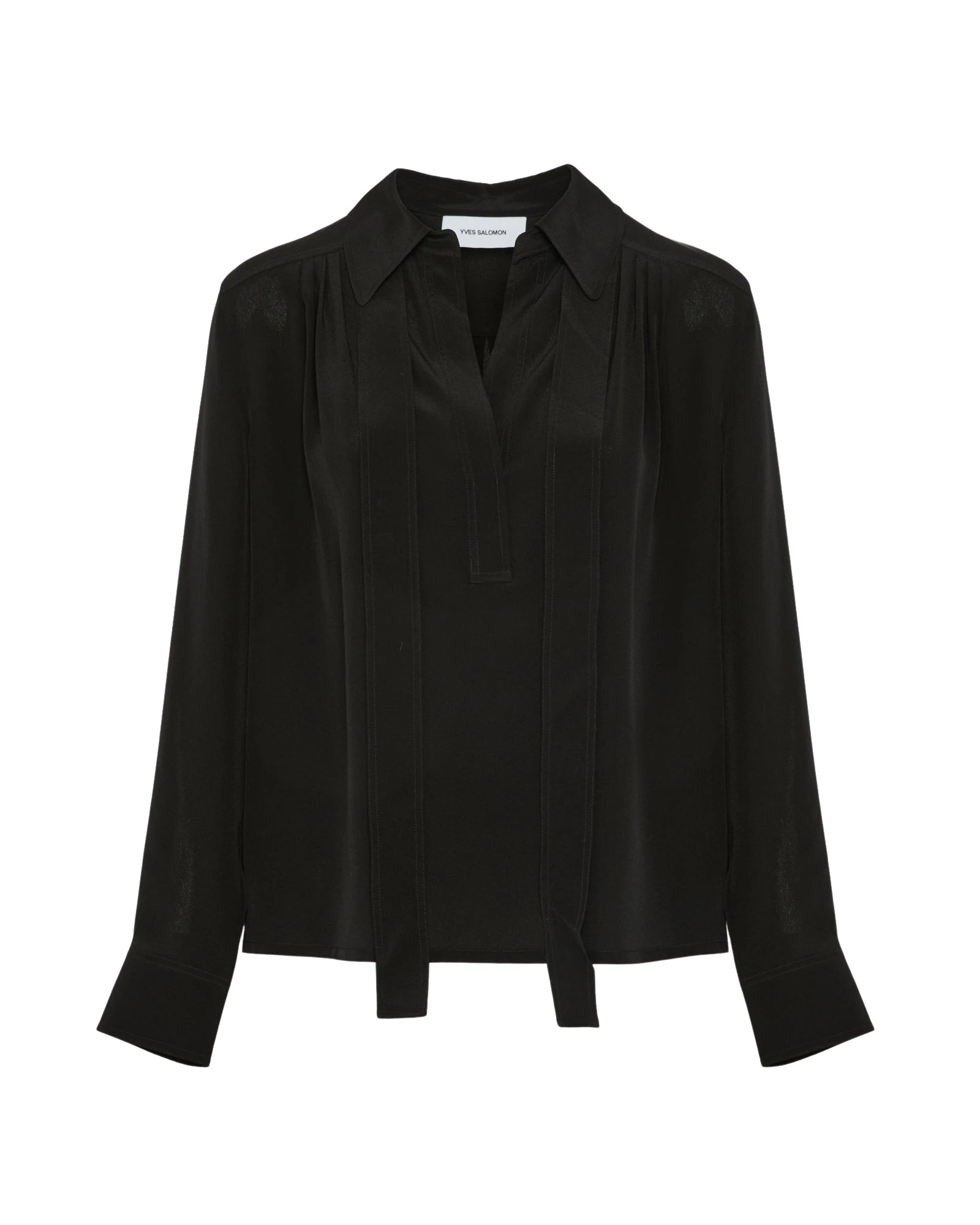 Yves-Salomon-Light-silk-crepe-blouse-2025-Collection-at-Coveti-717374_nobg Yves Salomon Tops luxury Clothing from Luxury Handbags Marketplace