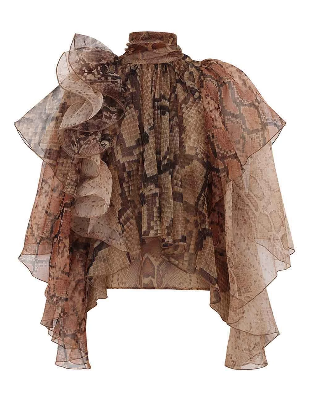 Zimmermann Memento Billow Blouse | Ready to Wear 2025 Collection Luxury Shoes Elevate your elegance in this Zimmermann Tops from the 2025 resort wear edit