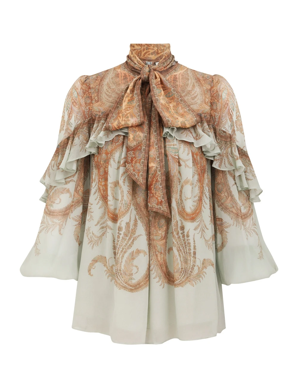Zimmermann Memento Flutter Blouse | Ready to Wear 2025 Collection Luxury Shoes Elevate your elegance in this Zimmermann Tops from the 2025 resort wear edit