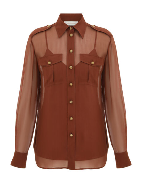 Elevate your elegance in this Zimmermann Tops   from the 2025 resort wear edit