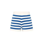 Ari Short - Blue Stripe by Posse the Label ‚Äì luxury shorts in Blue available at Luxury Shoes 