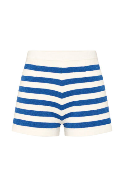 Ari Short - Blue Stripe by Posse the Label ‚Äì luxury shorts in Blue available at Luxury Shoes 
