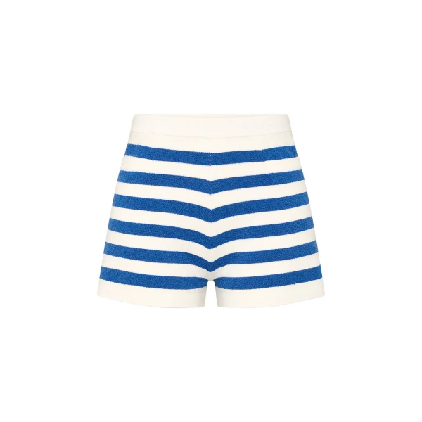 Ari Short - Blue Stripe by Posse the Label ‚Äì luxury shorts in Blue available at Luxury Shoes 