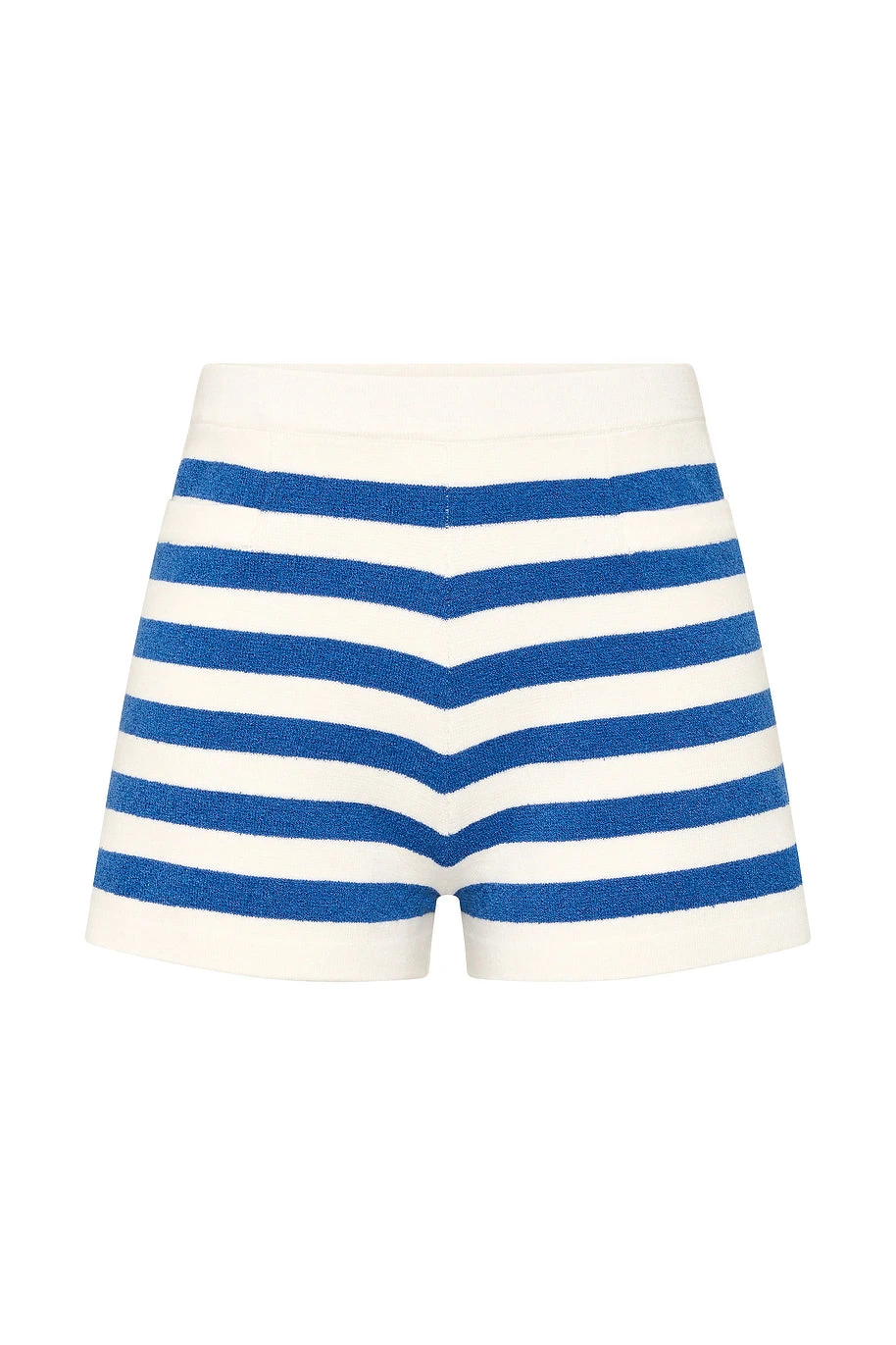 Posse Ari Short - Blue Stripe – Minimalist Sustainable Shorts | Luxury Shoes Ari Short - Blue Stripe by Posse the Label ‚Äì luxury shorts in Blue available at Luxury Shoes
