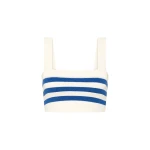 Ari Top - Blue Stripe by Posse the Label ‚Äì luxury tops in Blue available at Luxury Shoes 