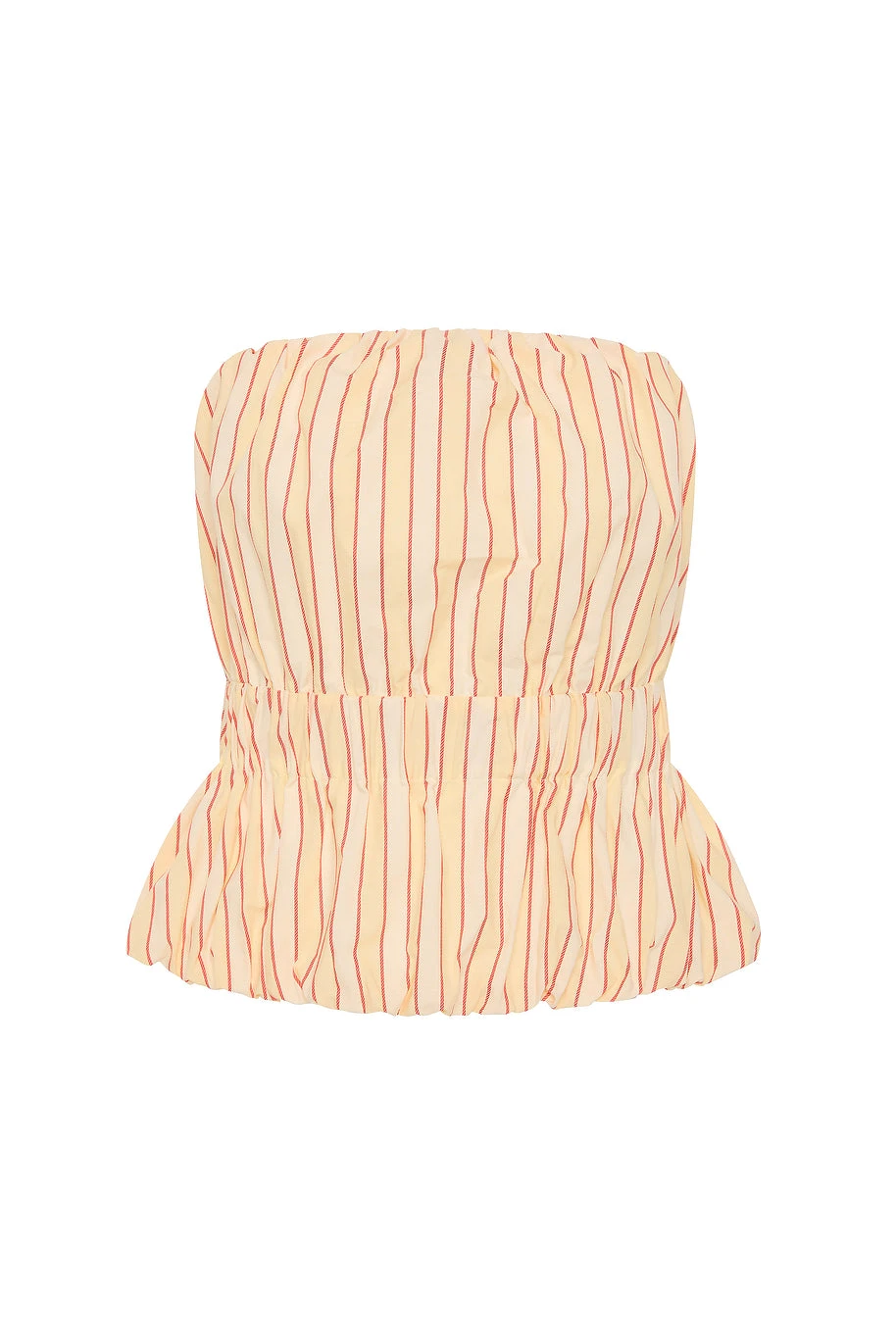 Posse Aurelia Strapless Top - Shortbread Stripe – Minimalist Sustainable Shorts | Luxury Shoes Aurelia Strapless Top - Shortbread Stripe by Posse the Label ‚Äì luxury shorts in Multicolour available at Luxury Shoes