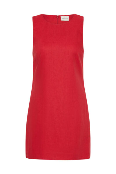 Ellen Mini Dress - Red by Posse the Label ‚Äì luxury dresses in Red available at Luxury Shoes 
