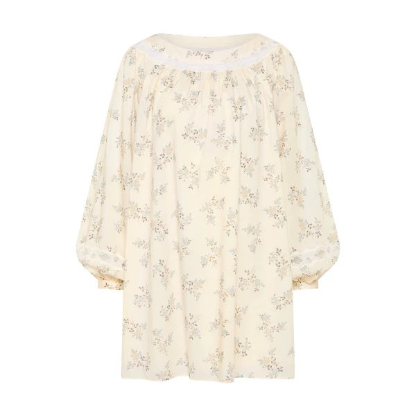 Elodie Dress - Blue Blooms by Posse the Label ‚Äì luxury dresses in Blue available at Luxury Shoes 