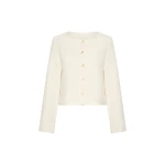 Emma Jacket - Cream by Posse the Label ‚Äì luxury jackets in Ivory available at Luxury Shoes 